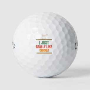 Pelotas De Golf me gusta mucho el críquet