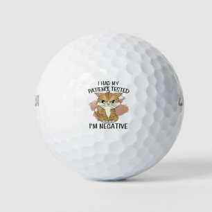 Pelotas De Golf Me hicieron la prueba de paciencia, soy negativa