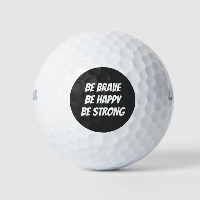 Pelotas De Golf Meaningful Motivational Positive Quote (Anverso)