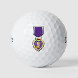 Pelotas De Golf Medalla Corazón Púrpura