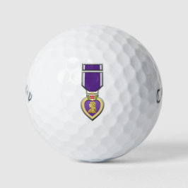 Pelotas De Golf Medalla Corazón Púrpura
