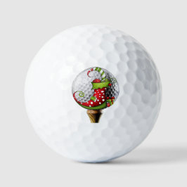 Pelotas De Golf Media de Navidad