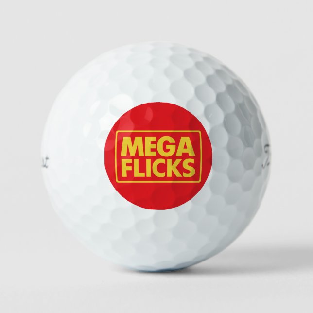 PELOTAS DE GOLF MEGA FLICKS (Anverso)