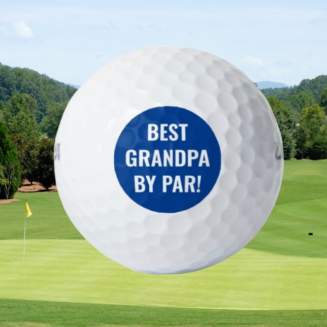 Pelotas De Golf Mejor abuelo de Par Sports Golfer Blue (Subido por el creador)