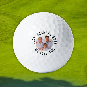 Pelotas De Golf Mejor Abuelo de siempre - Foto personalizada