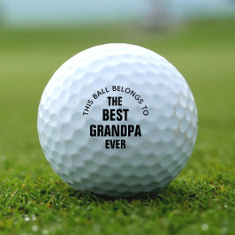 Pelotas De Golf Mejor abuelo jamás