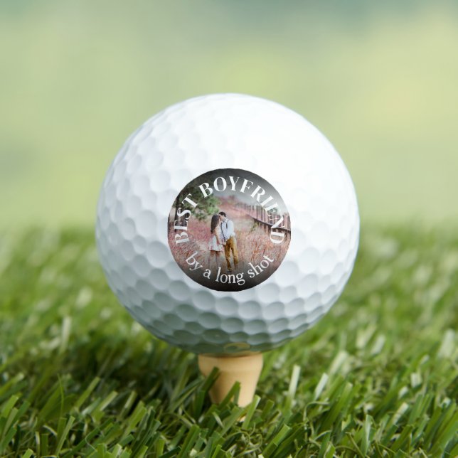 Pelotas De Golf Mejor Boyfriend Love Photo Golf Balls (Camiseta in situ)