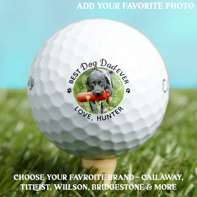 Pelotas De Golf Mejor DAD DOG De Par Impresiones Personalizadas De (Subido por el creador)