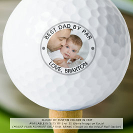 Pelotas De Golf MEJOR DAD POR PAR Foto personalizada