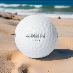Pelotas De Golf Mejor Grampa desde 20XX Preppy simple moderno<br><div class="desc">Este diseño sencillo y moderno se compone de una tipografía de san serif.</div>