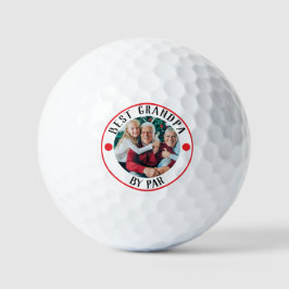 Pelotas De Golf MEJOR GRANDPA DE PAR Photo Monogram