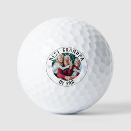Pelotas De Golf MEJOR GRANDPA DE PAR Photo Monogram