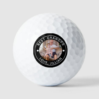 Pelotas De Golf MEJOR GRANDPA DE PAR Photo Monogram