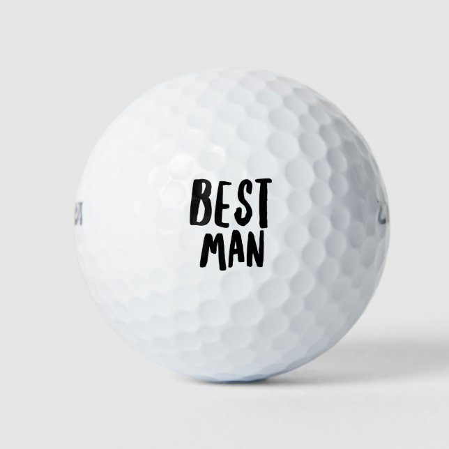 Pelotas De Golf Mejor Hombre (Anverso)