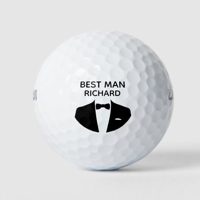 Pelotas De Golf Mejor Hombre Personalizado (Anverso)