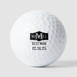 PELOTAS DE GOLF MEJOR HOMBRE PERSONALIZADO GOLF BALLS