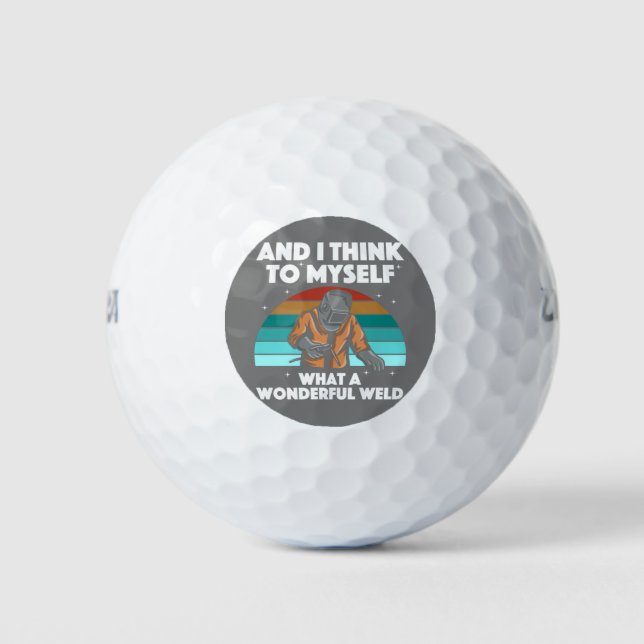 Pelotas De Golf Mejor Hombres de Arte Soldadura Mujeres Arco Solda (Anverso)