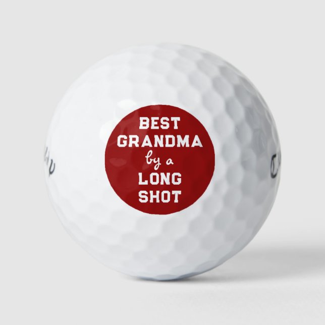 Pelotas De Golf Mejor humor de abuela (Anverso)