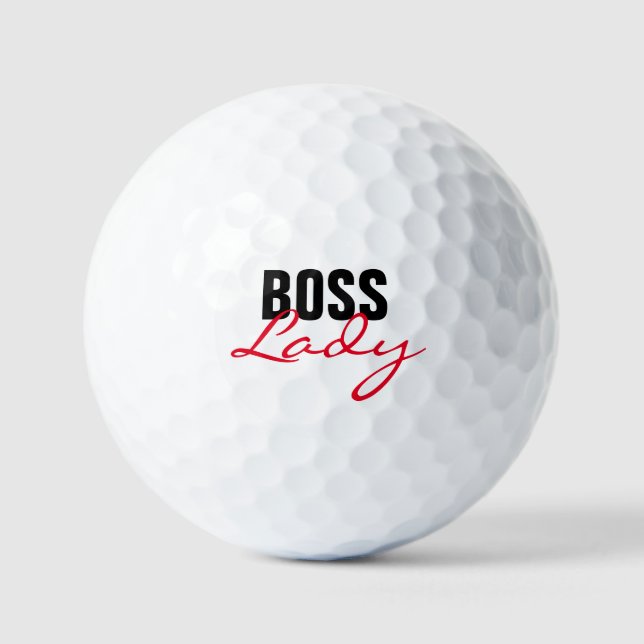 Pelotas De Golf Mejor Jefe - Regalo del Día del Jefe - Personaliza (Anverso)