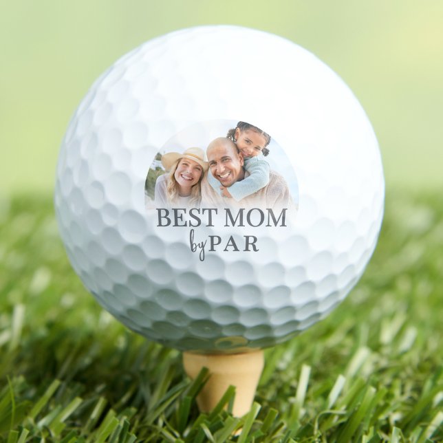 Pelotas De Golf Mejor Madre De Par Photo Mother (Best Mom By Par Photo Mother Golf Balls)