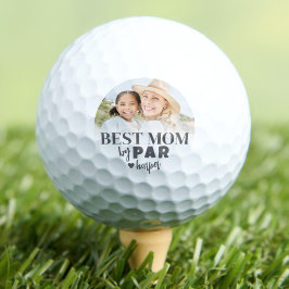 Pelotas De Golf Mejor Mamá Por Foto De Par