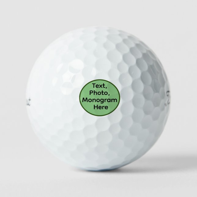 Pelotas De Golf Mejor marca de marca Monogramed premium (Anverso)