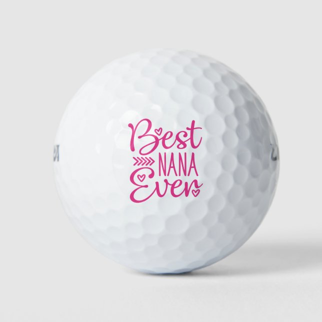 Pelotas De Golf Mejor Nana Ever (Anverso)