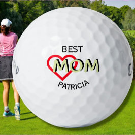 Pelotas De Golf Mejor nombre personalizado de mamá