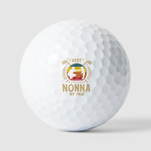 Pelotas De Golf Mejor NONA Por Par (Anverso)