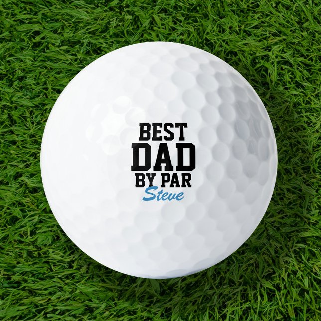 Pelotas De Golf Mejor Padre Por Nombre Personalizado De Par (Subido por el creador)