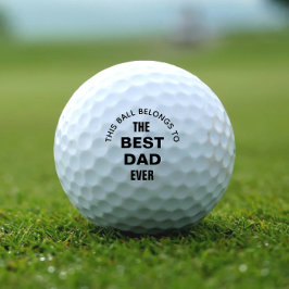 Pelotas De Golf Mejor Papá del Mundo