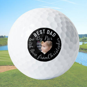 Pelotas De Golf Mejor Papá Nombre Personalizado Foto de Niños Pers