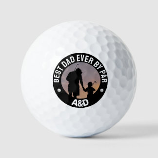 Pelotas De Golf mejor papá personalizado nunca Personalizado Foto
