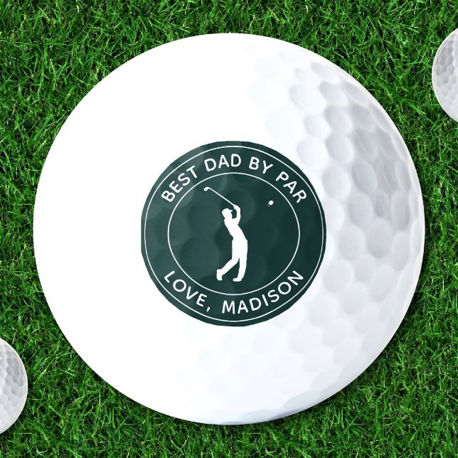 Pelotas De Golf Mejor Papá Personalizado Por Par Personalizado Gol (Subido por el creador)