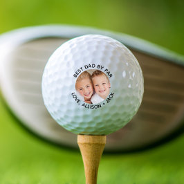 Pelotas De Golf Mejor Papá Por Foto De Par