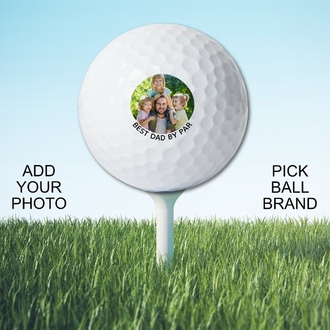 Pelotas De Golf Mejor Papá Por Foto De Par Personalizado (Subido por el creador)