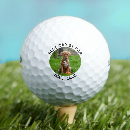 Pelotas De Golf Mejor Papá Por Par - Día Del Padre Foto De Papá Pe