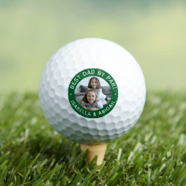 Pelotas De Golf Mejor Papá Por Par Foto