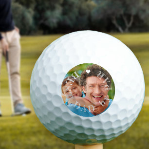 Pelotas De Golf Mejor Papá por Par foto personalizada
