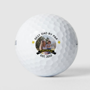 Pelotas De Golf Mejor Papá Por Par New Fathers Day Photo
