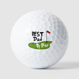 Pelotas De Golf Mejor Papá Por Par Personalizado Nombre