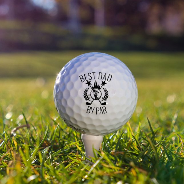 Pelotas De Golf Mejor papá por regalo de Par Photo Father (Subido por el creador)