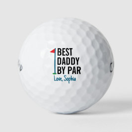 Pelotas De Golf Mejor Papi por el Día del Padre Personalizado