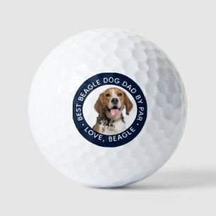 Pelotas De Golf Mejor perro beagle papá de Far Mascota Photo Perso