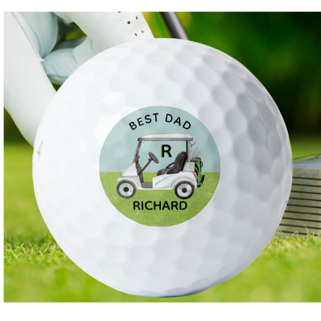 Pelotas De Golf Mejor Personalizado de papá Monograma Clubes de ca (Subido por el creador)