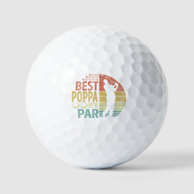 Pelotas De Golf Mejor PPA De Par Golf Golfer (Anverso)