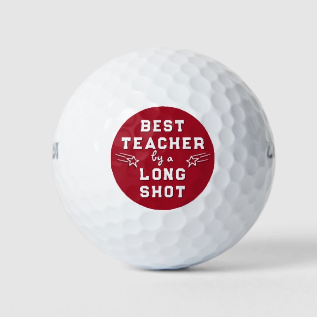 Pelotas De Golf Mejor profesor (Anverso)