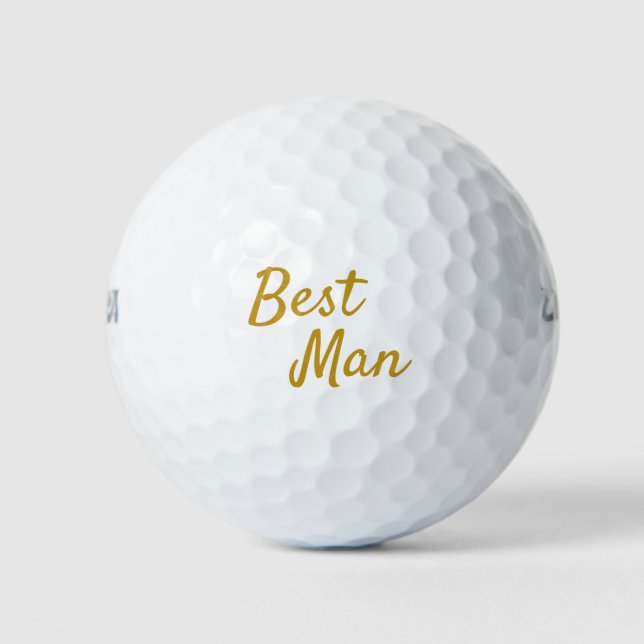 Pelotas De Golf Mejor recuerdo masculino (Anverso)