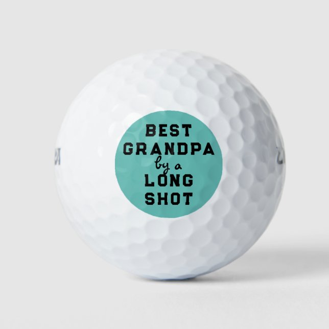 Pelotas De Golf Mejor regalo de abuelo (Anverso)