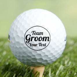 Pelotas De Golf Mejor regalo de novia y equipo de novio para fiest